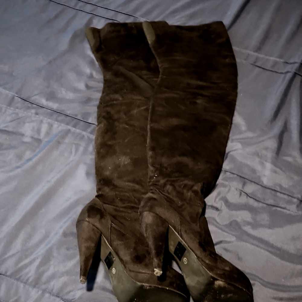 Black Suede Boots
